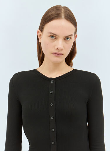 Acne Studios Open Back Maxi Dress Black acn0258007