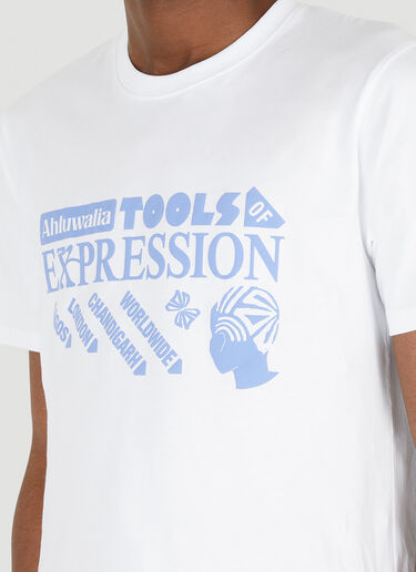 Ahluwalia Tools of Expression T-Shirt White ahl0148018
