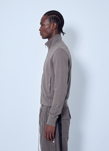 LN-CC® - Rick Owens DRKSHDW: High Neck Zip-Up Jacket - Grey Rick Owens DRKSHDW High Neck Zip-Up Jacket Grey drk0166014