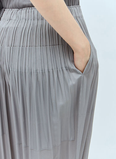 Pleats Please Issey Miyake プリーツバルーンパンツ グレー plp0257036