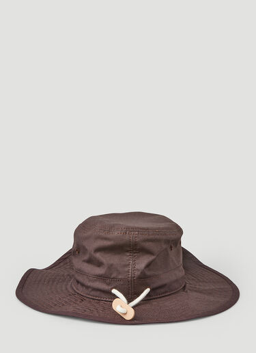 Parachute Bucket Hat Jil Sander+ Parachute Bucket Hat Dark Brown jsp0149014