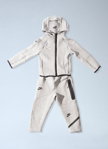 LN-CC® - Nike by Yaku: Re-Create K Tech Fleece Jacket - Grey Nike by Yaku Re-Create K Tech Fleece Jacket Grey nik0165024