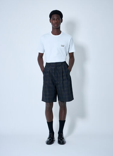 Comme des Garçons Homme Check Shorts Navy cdh0160005