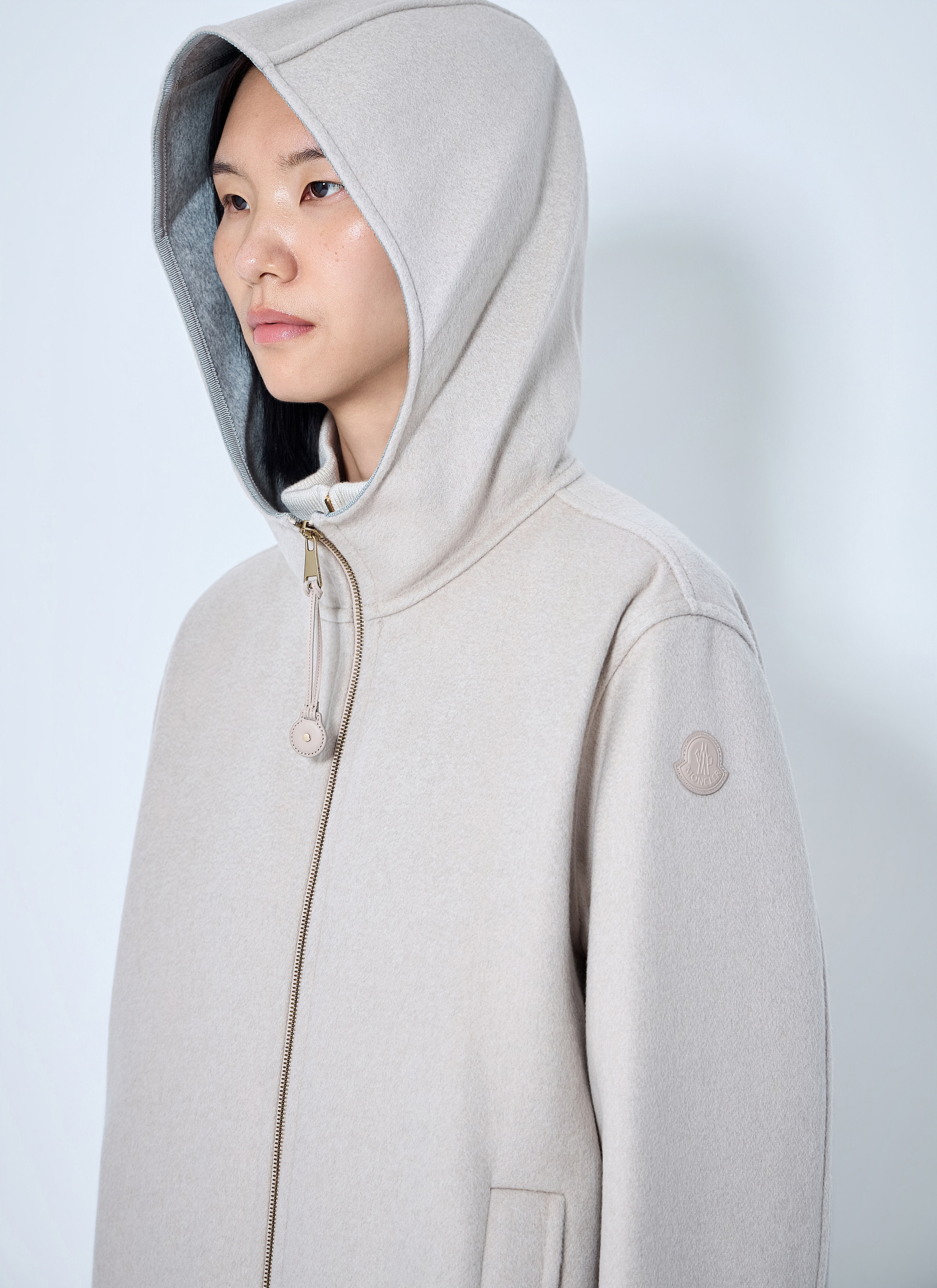 Moncler Women's' Hemiptere 3-in-1 Hooded Jacket in Beige | LN-CC®