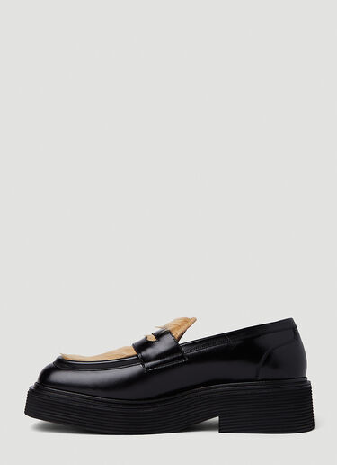 Marni Pierced Hair Loafers Black mni0151016