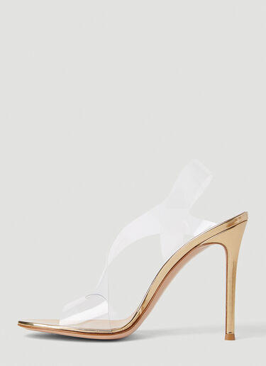 Gianvito Rossi メトロポリス ハイヒール サンダル ゴールド gia0252008