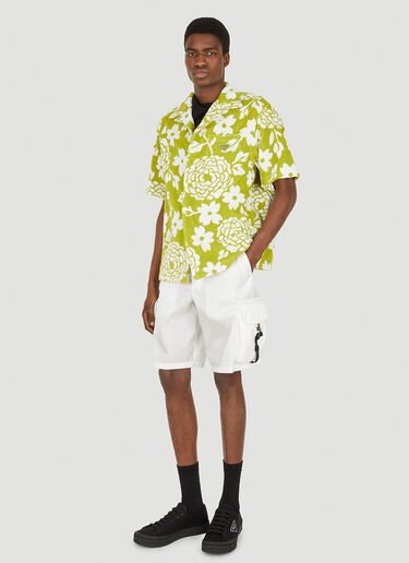 Floral Terry Shirt Prada Floral Terry Shirt Green pra0148030