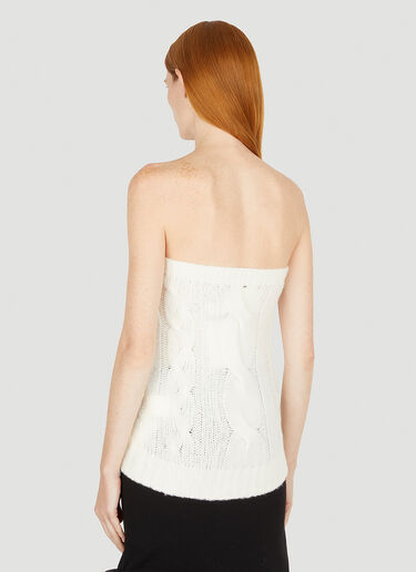 Sportmax Limosa Strapless Top White spx0250004