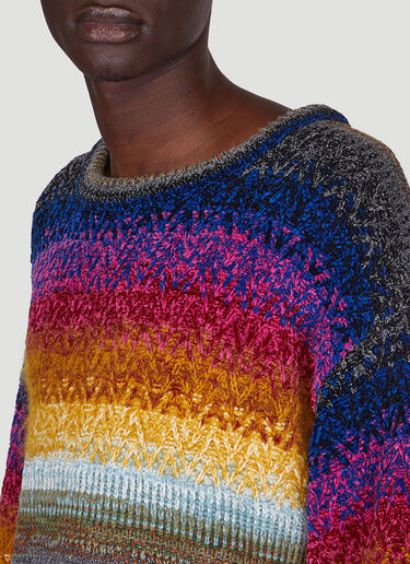 Marni Round Neck Stripe Sweater Multicolour mni0149011