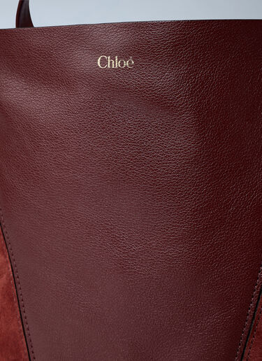 Chloé Spin Tote Bag Brown chl0262045
