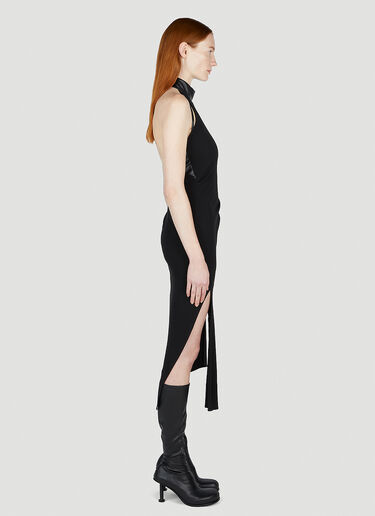 Helmut Lang Mock Neck Dress Black hlm0251010