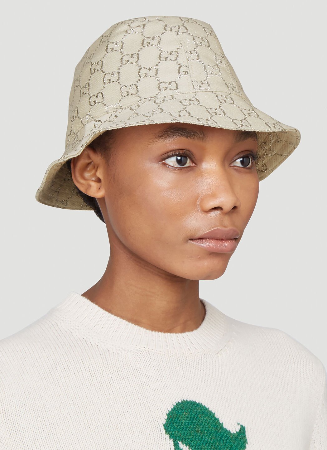 Gg lamé sale bucket hat