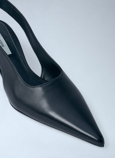 Classic Leather Slingback Heels TOTEME Classic Leather Slingback Heels Black tot0261036