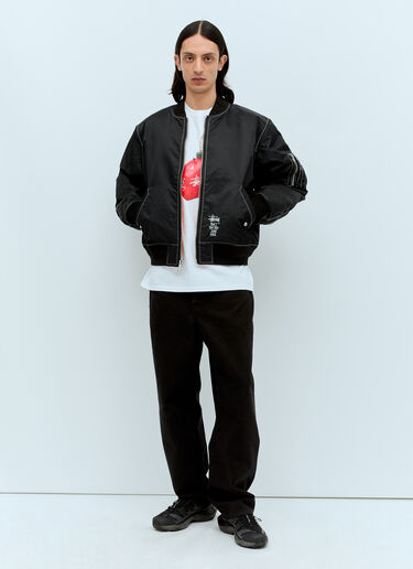 Stüssy ビルト ボンバージャケット  ブラック sts0156008