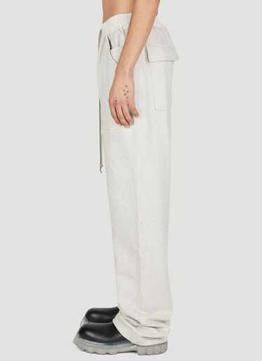 Rick Owens DRKSHDW Drawstring Track Pants White drk0152007