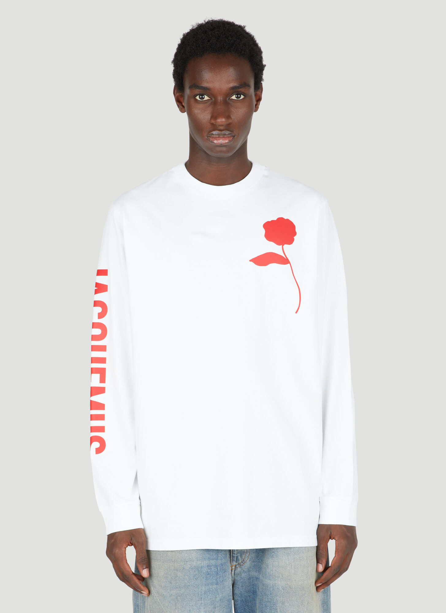 Shop Jacquemus Le T-shirt Ciceri In White
