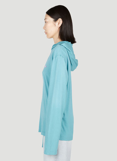 ロゴパッチフードスウェットシャツ Acne Studios ロゴパッチフードスウェットシャツ ブルー acn0253022