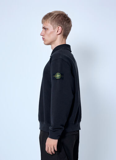 Stone Island Longsleeve Polo Black sto0165089
