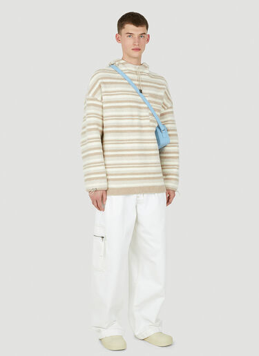 Jacquemus 라 마이유 카로주 후드 스웨터 베이지 jac0150005