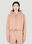 adidas by Stella McCartney Logo Print Cropped Hooded Sweatshirt Pink asm0251023