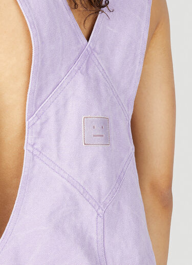Acne Studios Canvas Cargo Overalls Lilac acn0253020