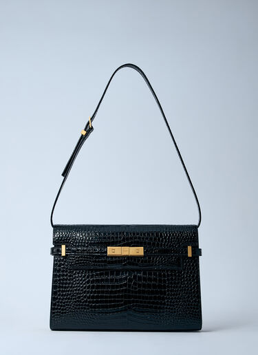Saint Laurent Manhattan Shoulder Bag Black sla0260083