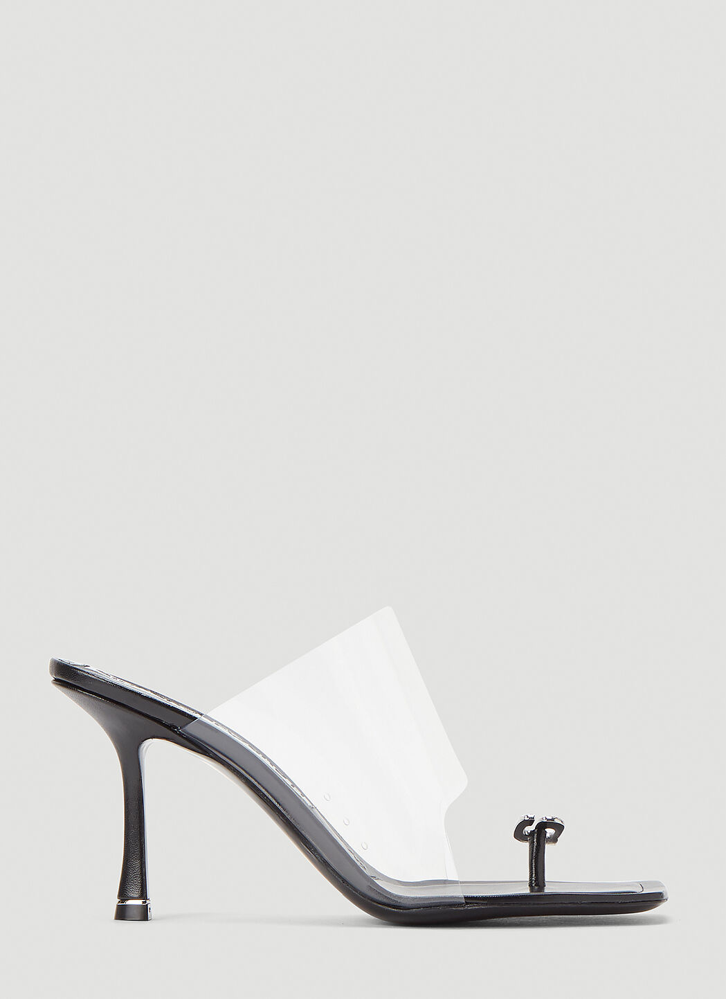 Alexander Wang Ivy Heeled Mules in Black LN CC