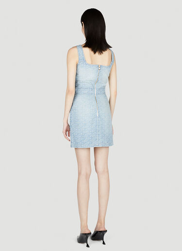 Balmain Monogram Denim Dress Denim bln0252024