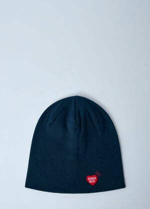HUMAN MADE Logo Motif Beanie Hat Navy hmd0161009