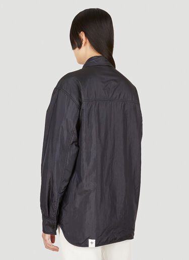 Jil Sander+ ボクシー オーバーシャツジャケット ブラック jsp0249010