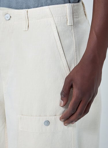 Stone Island Utility Cargo Trousers Ivory sto0164058