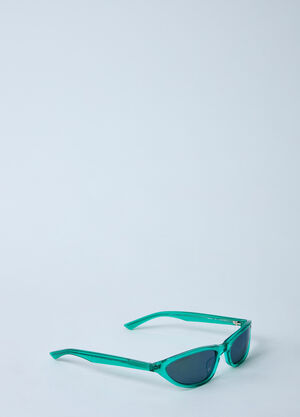 Balenciaga Neo Oval 2.0 Sunglasses Green bcs0260002