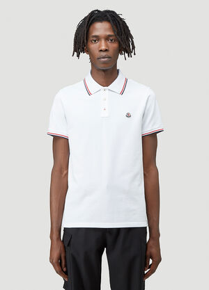 Moncler Logo Polo Shirt White mon0144015