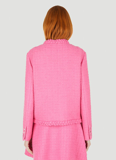Valentino Giacca Tweed Jacket Pink val0247001