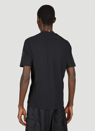 Moncler Grenoble 로고 패치 티셔츠 블랙 mog0151005