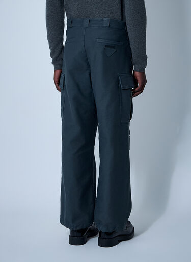 Prada Cotton Cargo Pants Dark Grey pra0161005