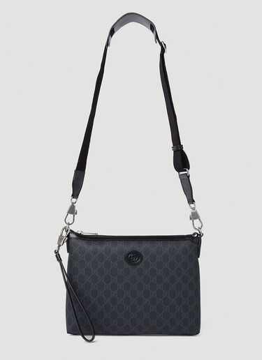 Gucci Interlocking G Shoulder Bag Black guc0152234