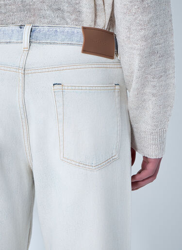 Distressed Straight-Leg Denim Jeans Our Legacy Distressed Straight-Leg Denim Jeans White our0164071