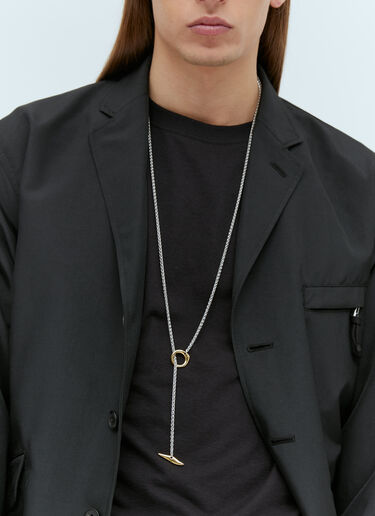 Tom Wood Robin Chain Duo Necklace Silver tmw0353023