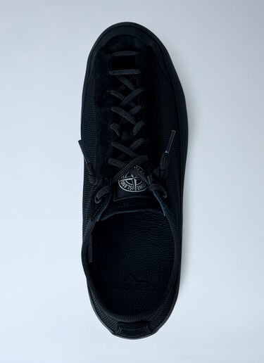 Stone Island Mesh Low-Top Sneakers Black sto0164096