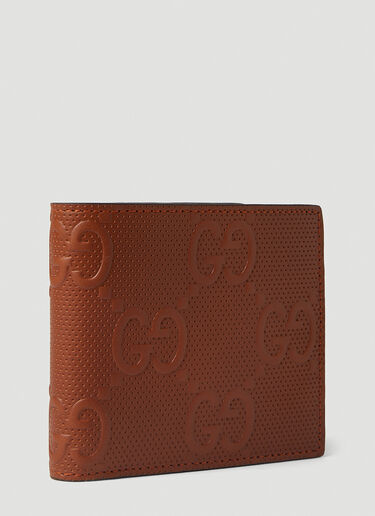 Gucci GG Embossed Bifold Wallet Brown guc0152133