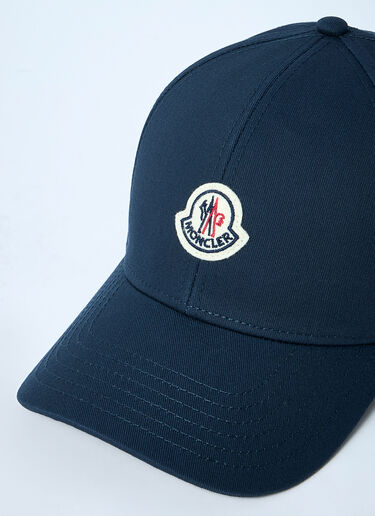 Moncler Logo Motif Baseball Cap Navy mon0161026