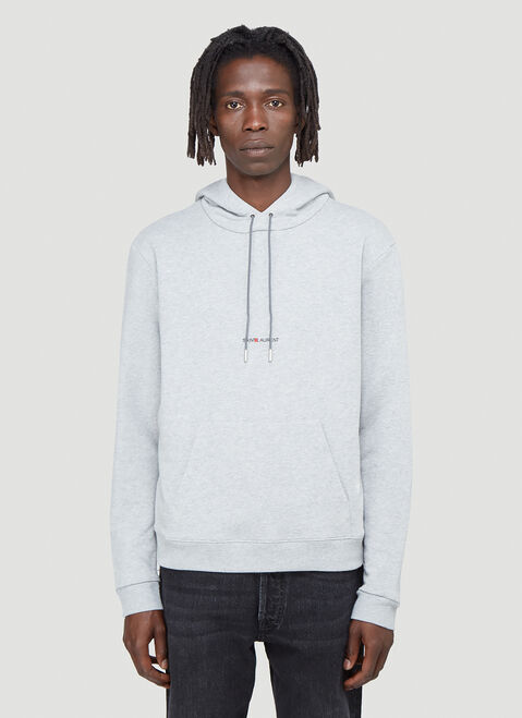 Gucci Logo-Print Hooded Sweatshirt Beige guc0345002