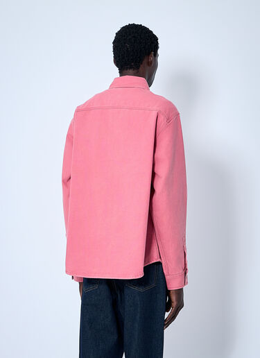 Stüssy Heavy Washed Canvas Shirt Rose sts0160006