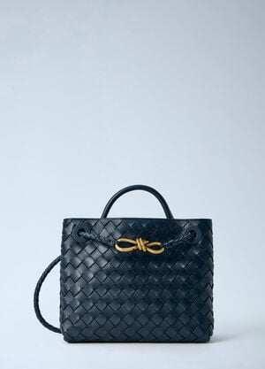 Bottega Veneta Medium Andiamo Handbag Blue bov0264013