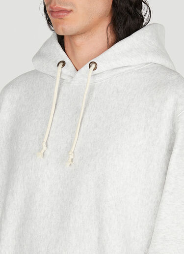 Logo Embroidered Hooded Sweatshirt Champion Logo Embroidered Hooded Sweatshirt Light Grey cha0152006