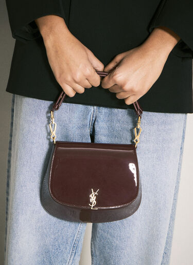 Saint Laurent 볼테르 핸드백 버건디 sla0258051