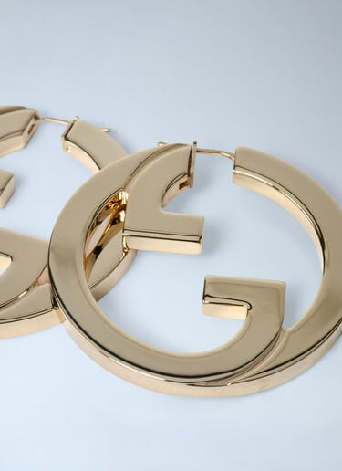 互扣 G 耳环 Gucci 互扣 G 耳环 金色 guc0261139