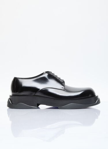 Jil Sander Chunky Sole Lace-Up Shoes Black jil0155014
