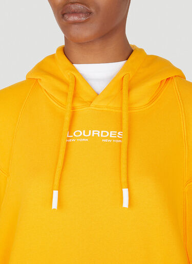 Lourdes 徽标连帽运动衫 橙色 lou0346002
